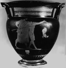 KRATER, COLUMN (ATHENIAN, RED-FIGURE)