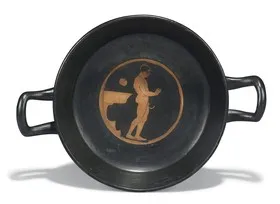 CUP, STEMLESS (ATHENIAN, RED-FIGURE)