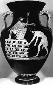 AMPHORA, BELLY, TYPE A (ATHENIAN, RED-FIGURE)