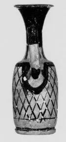LEKYTHOS (SOUTH ITALIAN, APULIAN, BLACK PATTERN)