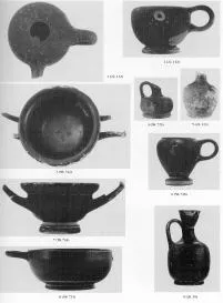 VARIOUS (ATHENIAN, BLACK GLAZE)