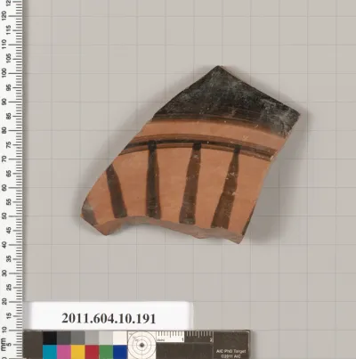 Terracotta fragment from a closed shape