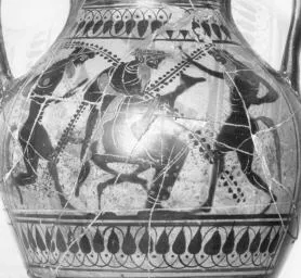 AMPHORA, BELLY, TYPE B (ATHENIAN, BLACK-FIGURE)