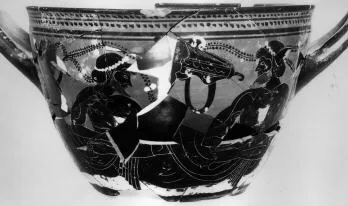 SKYPHOS (ATHENIAN, BLACK-FIGURE)