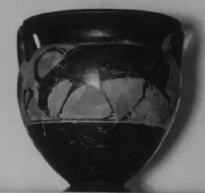KRATER, COLUMN (ATHENIAN, BLACK-FIGURE)