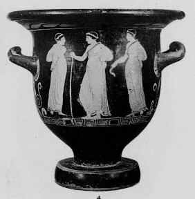 KRATER, BELL (SOUTH ITALIAN, LUCANIAN, RED-FIGURE)