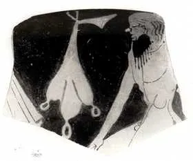 CUP, FRAGMENT (ATHENIAN, RED-FIGURE)