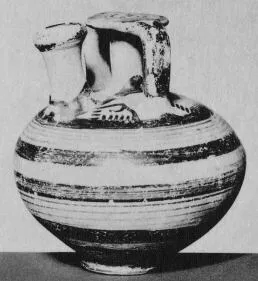 STIRRUP JAR (MYCENEAN)