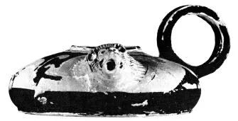 FIGURE VASE, ASKOS FEEDER (ATHENIAN, RED-FIGURE)
