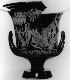 KRATER, CALYX (ATHENIAN, RED-FIGURE)