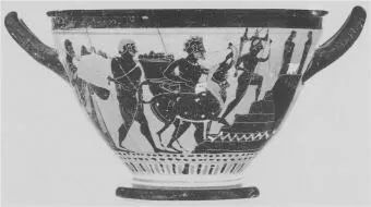 SKYPHOS (ATHENIAN, BLACK-FIGURE)