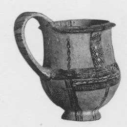 MUG (CYPRIOT, BRONZE AGE, WHITE SLIP WARE)