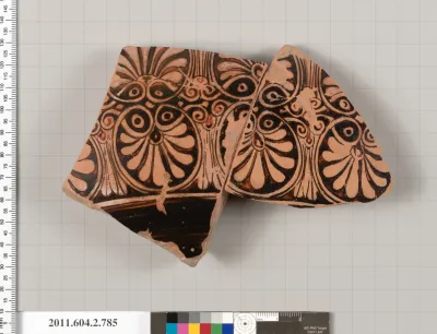Terracotta fragment of a calyx-krater (bowl for mixing wine and water)
