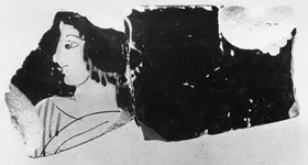 SKYPHOS, FRAGMENT (ATHENIAN, RED-FIGURE)