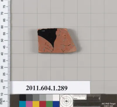 Terracotta fragment of a kylix (drinking cup)