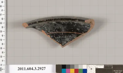 Terracotta fragment of a bowl?