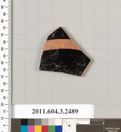 Terracotta fragment of a kylix (drinking cup)