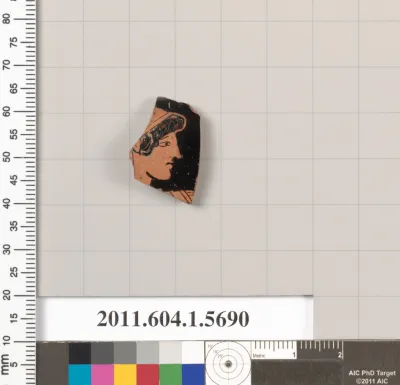 Terracotta fragment of a kylix (drinking cup)