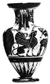 AMPHORA, NECK (ATHENIAN, BLACK-FIGURE)