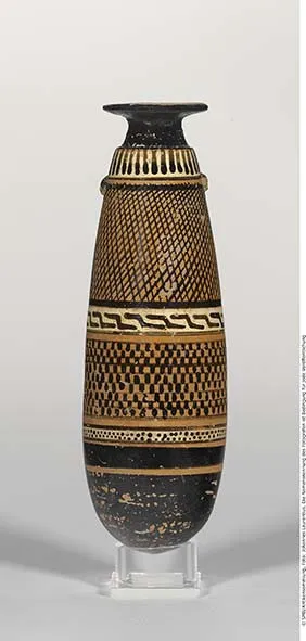 Attisch schwarzfiguriges Alabastron