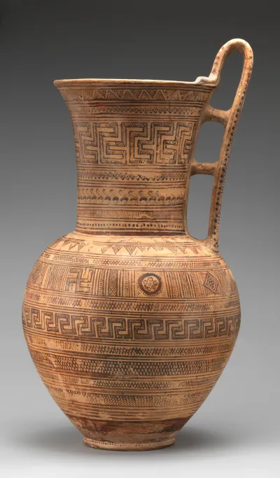 Terracotta pitcher