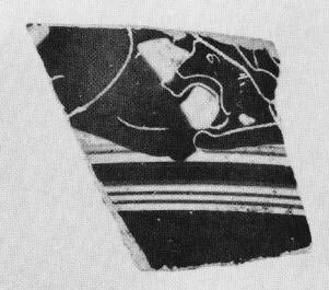 SKYPHOS, FRAGMENT (ATHENIAN, BLACK-FIGURE)