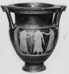 KRATER, COLUMN (ATHENIAN, RED-FIGURE)