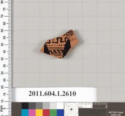 Terracotta fragment of a kylix (drinking cup)