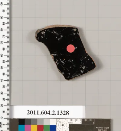 Terracotta fragment of a skyphos (deep drinking cup)