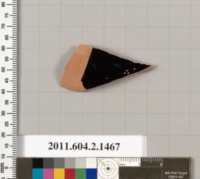 Terracotta fragment of a skyphos (deep drinking cup)