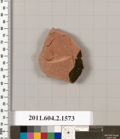 Terracotta fragment of a skyphos (deep drinking cup)