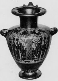 HYDRIA (ATHENIAN, BLACK-FIGURE)