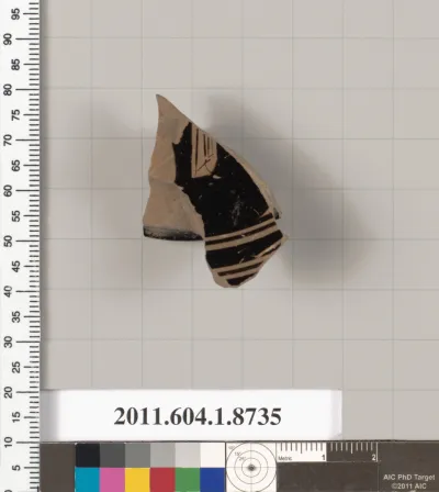 Terracotta fragment of a stemless cup