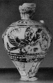 AMPHORISKOS (CORINTHIAN, BLACK-FIGURE)