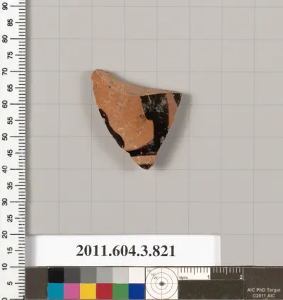 Terracotta fragment of a lekythos (oil flask)