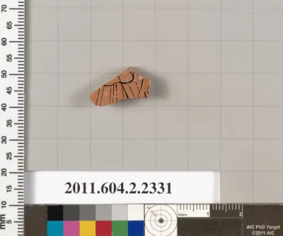 Terracotta fragment of a skyphos (deep drinking cup)