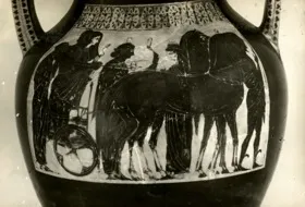 AMPHORA, BELLY, TYPE A (ATHENIAN, BLACK-FIGURE)