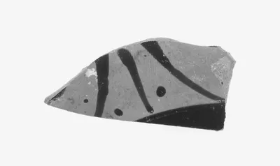 Attic Black-Figure Eye Cup Fragment