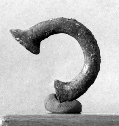 Gefäßhenkel (offenbar ein Becherhenkel)