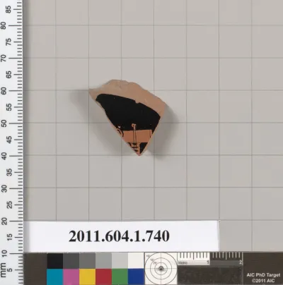 Terracotta fragment of a kylix (drinking cup)