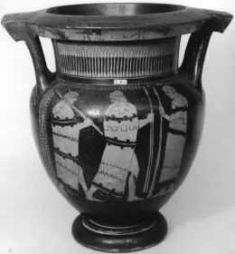 KRATER, COLUMN (ATHENIAN, RED-FIGURE)