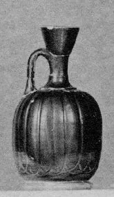 LEKYTHOS, SQUAT (ATHENIAN, BLACK GLAZE)