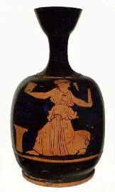 LEKYTHOS, SQUAT (ATHENIAN, RED-FIGURE)