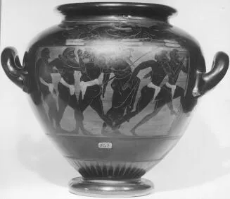 STAMNOS (ATHENIAN, BLACK-FIGURE)