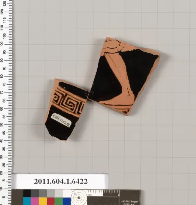 Terracotta fragment of a kylix (drinking cup)