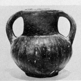 AMPHORA, NECK (SOUTH ITALIAN, IMPASTO)