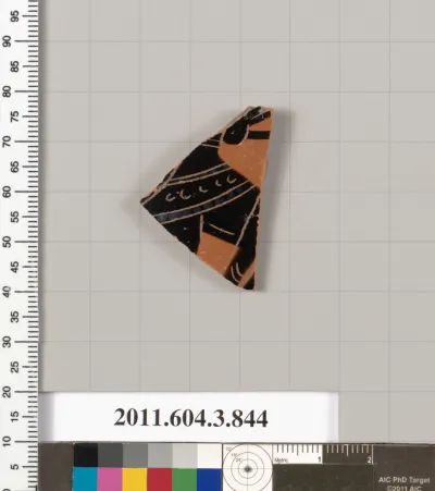 Terracotta fragment of a lekythos (oil flask)