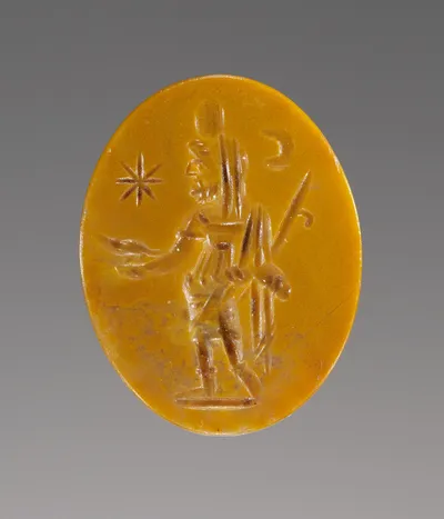 Amulet with Kronos and an Inscribed Prayer
