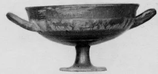 CUP, LITTLE MASTER BAND (ATHENIAN, BLACK-FIGURE)