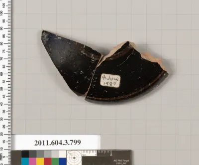 Terracotta fragment of a lid